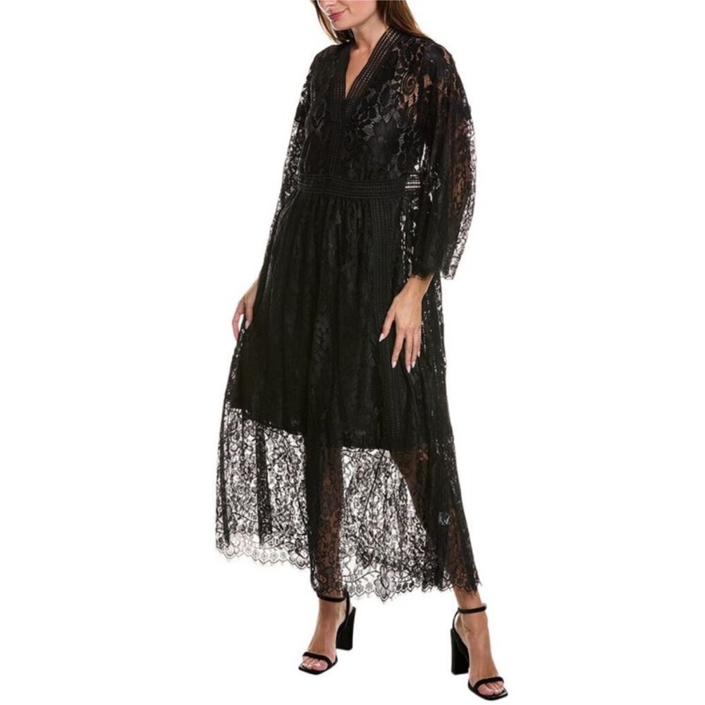 JONNY WAS NWT VERONNE LACE DRESS (SLIP) SIZE M